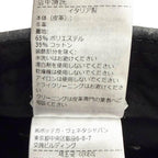 Bottega Veneta Cowhide Leather Logo Embroidery Hat Cap Gray Silver — view 8