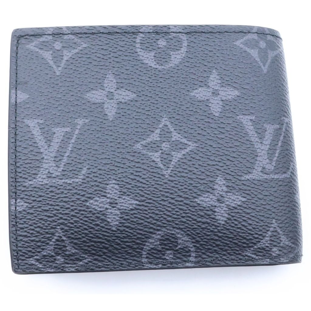 Louis Vuitton Monogram Eclipse Portefeuille Marco NM Bifold Wallet Compact — view 2