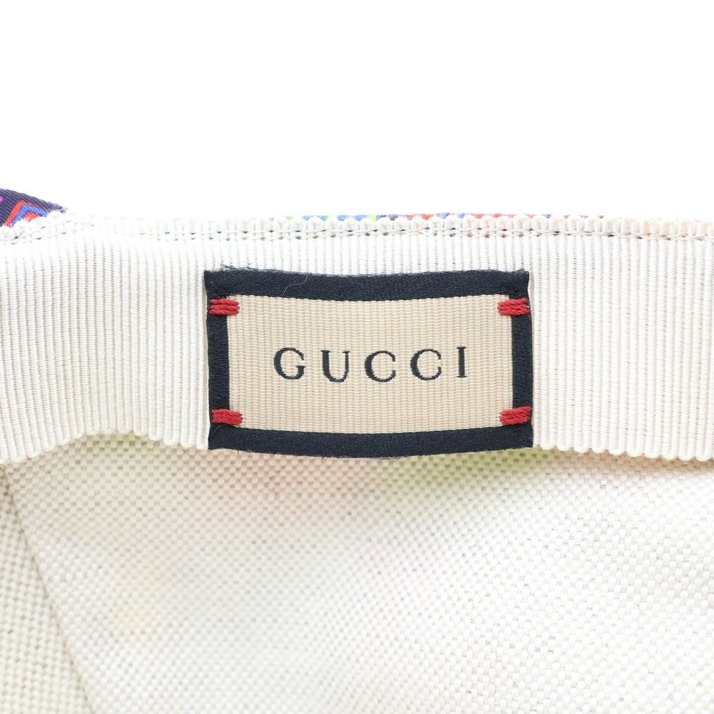 Gucci Cube Bunny Print Interlocking G Baseball Cap Hat — view 6