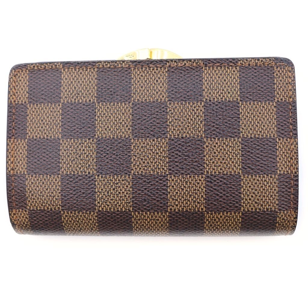 Louis Vuitton Damier Porte Monnaie Billets Viennois Kiss Lock Bifold Wallet — view 2