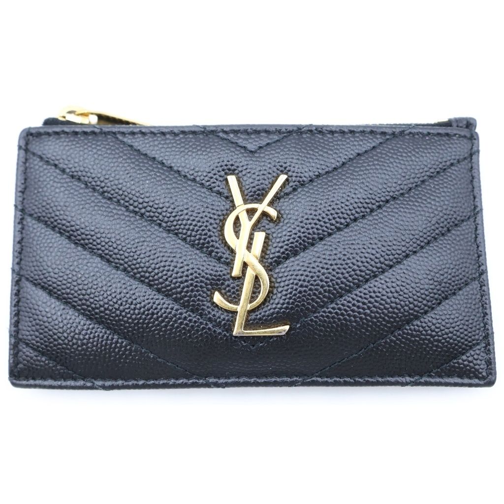 Saint Laurent Paris Monogram Fragment Case Card Black