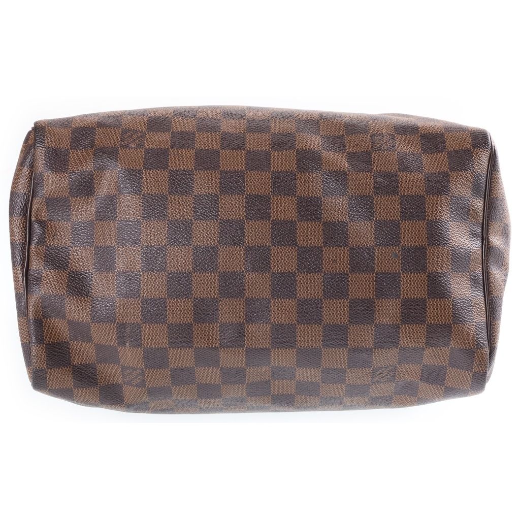 Louis Vuitton Speedy 30 Damier Mini Boston Handbag Brown — view 4