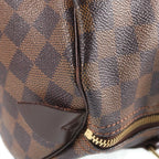 Louis Vuitton Speedy 30 Damier Mini Boston Handbag Brown — view 7