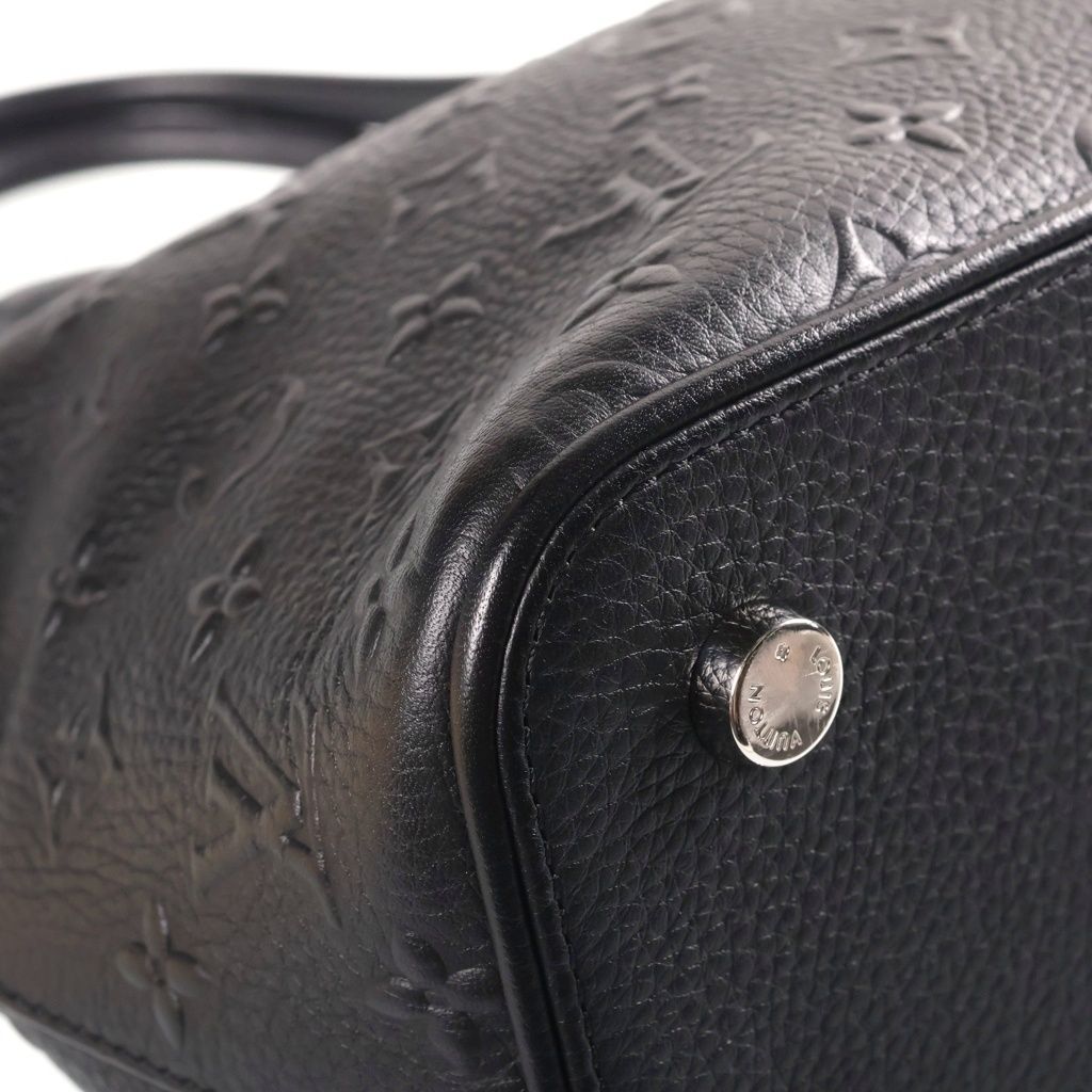 Louis Vuitton Lockit Revelation Handbag Black Leather Silver — view 5
