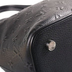 Louis Vuitton Lockit Revelation Handbag Black Leather Silver — view 5