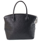 Louis Vuitton Lockit Revelation Handbag Black Leather Silver — view 2