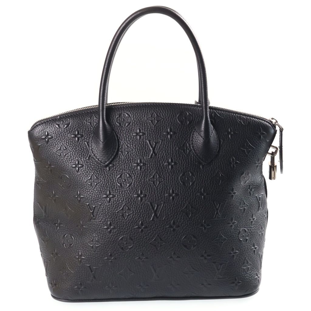 Louis Vuitton Lockit Revelation Handbag Black Leather Silver — view 2