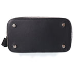 Louis Vuitton Lockit Revelation Handbag Black Leather Silver — view 4