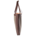 Gucci Ophidia Tote Bag Brown Leather Gold — view 3