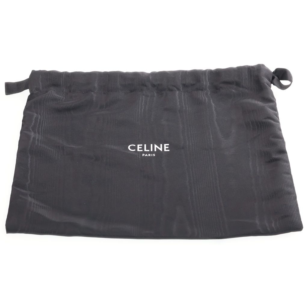 Celine Triomphe Ava Hobo Khaki Canvas Calfskin Gold — view 8