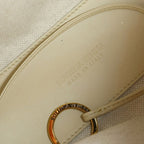 Bottega Veneta Intrecciato Mini Loop Shoulder Bag Ivory Leather Gold — view 7