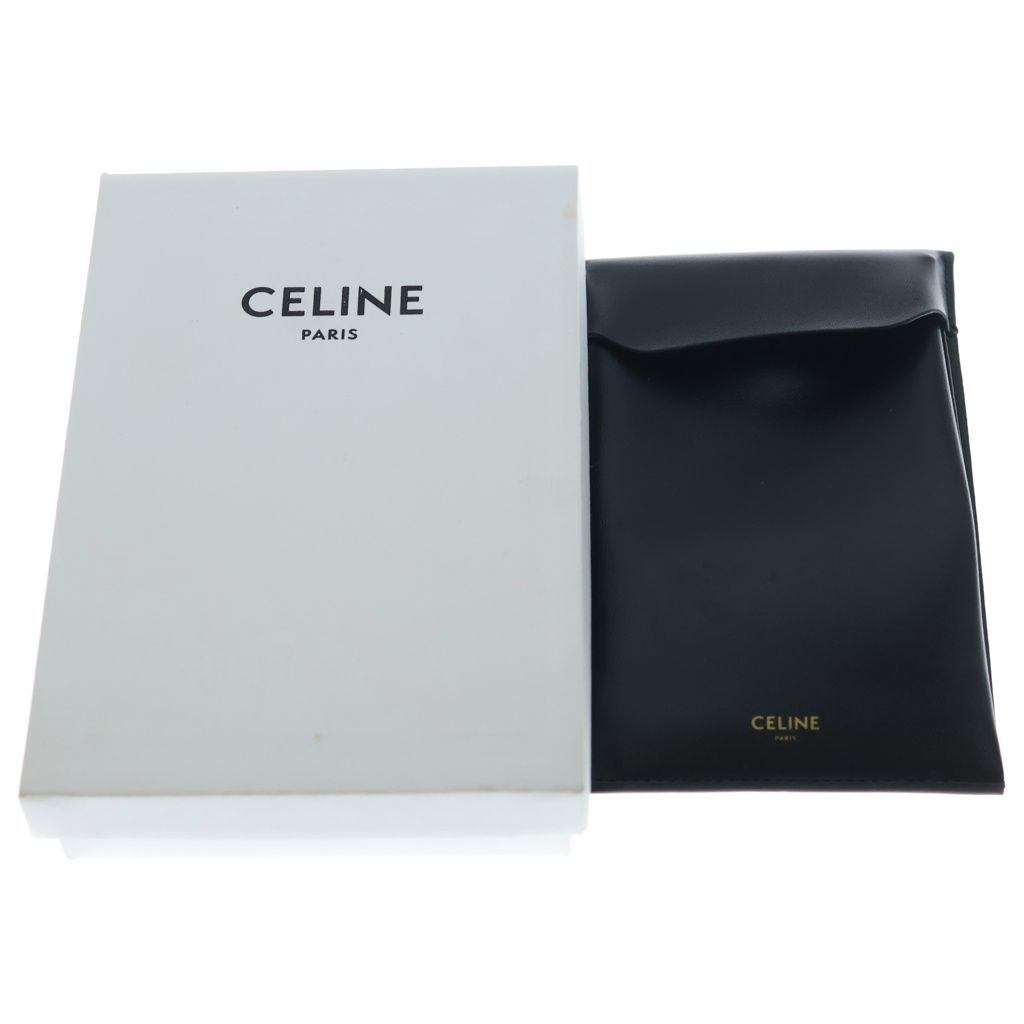 Celine Triomphe Rhinestone Pendant Chain Gold — view 6