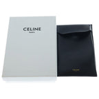 Celine Triomphe Rhinestone Pendant Chain Gold — view 6