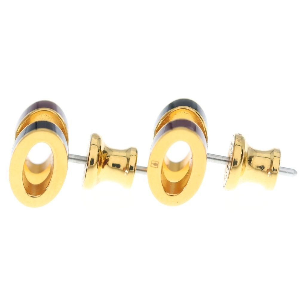 Hermes H Pop Rocabar Galaxy Earrings Brown Black Gold — view 3
