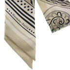 Hermes Twilly Festival Des Amazones Amazon Silk Scarf Ivory — view 4