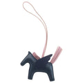 Hermes Pegasus PM Bag Charm Pink Navy Agneau Milo Leather