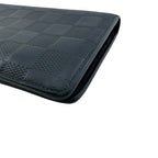 Louis Vuitton Damier Infini Portefeuille Brazza Leather Navy Wallet Bifold — view 3