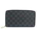 Louis Vuitton Zip Around Wallet Organizer Damier Graphite Zippy