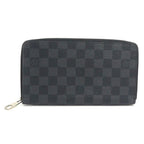 Louis Vuitton Zip Around Wallet Organizer Damier Graphite Zippy