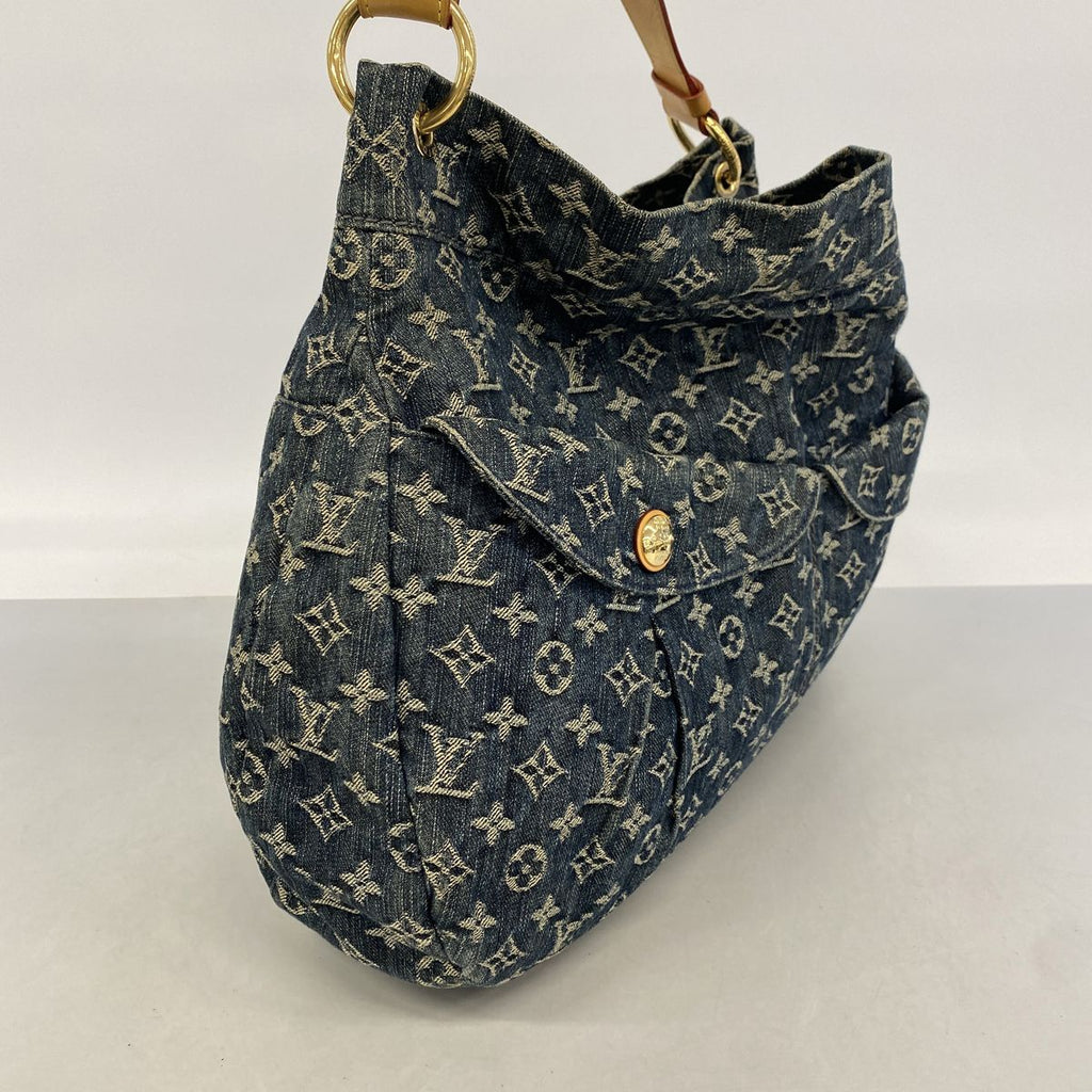 Louis Vuitton Shoulder Bag Monogram Denim Daily GM Blue — view 2