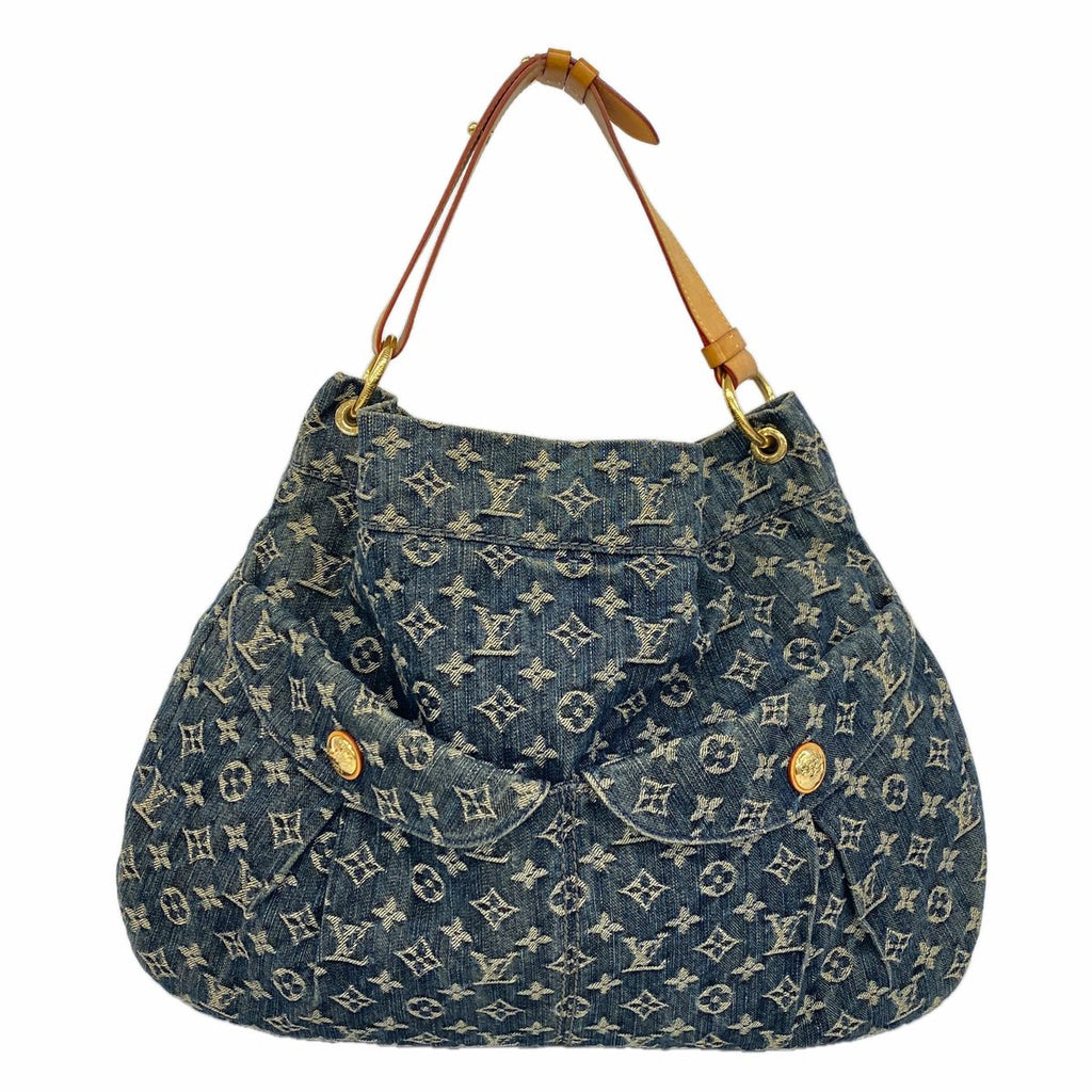 Louis Vuitton Shoulder Bag Monogram Denim Daily GM Blue