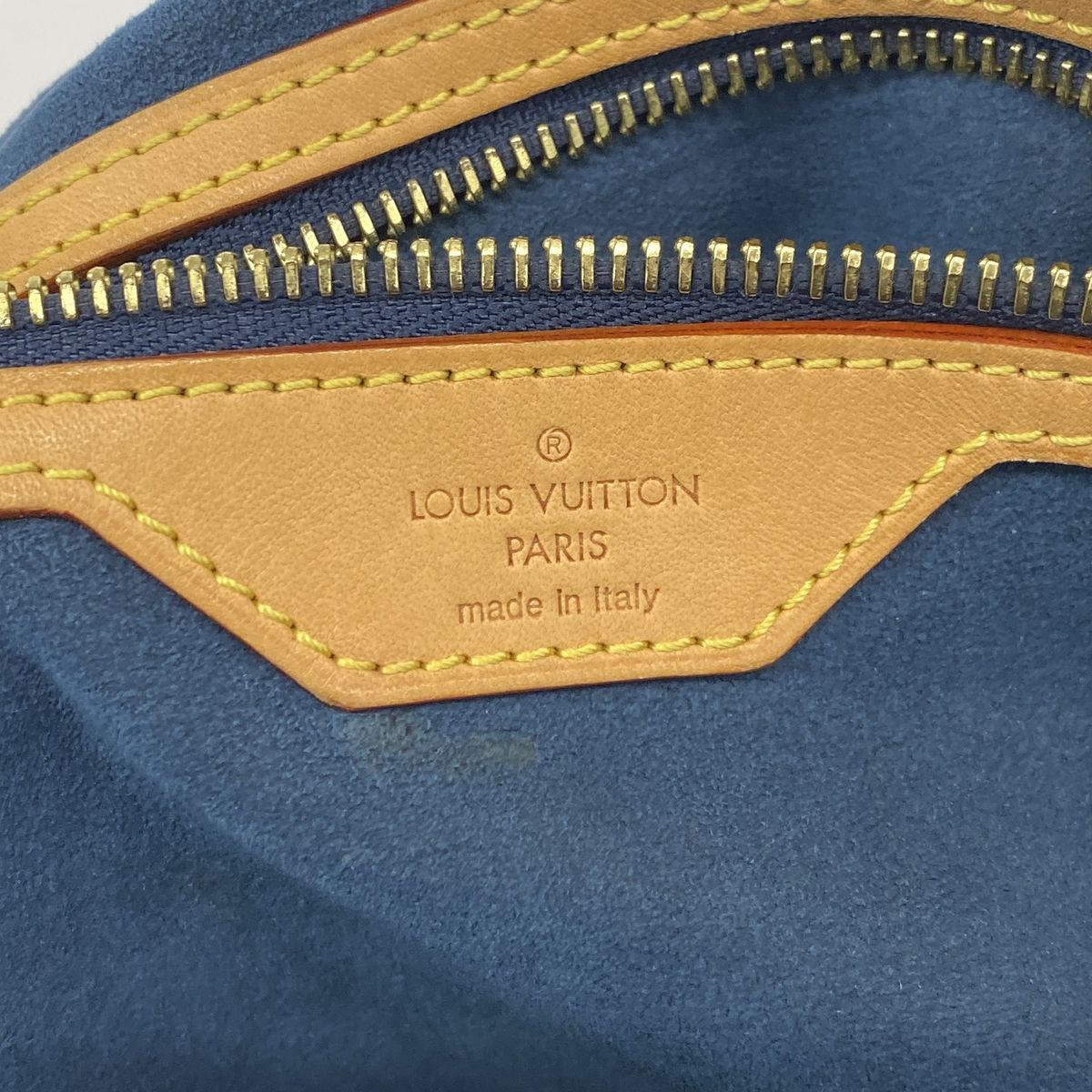 Louis Vuitton Shoulder Bag Monogram Denim Daily GM Blue — view 5