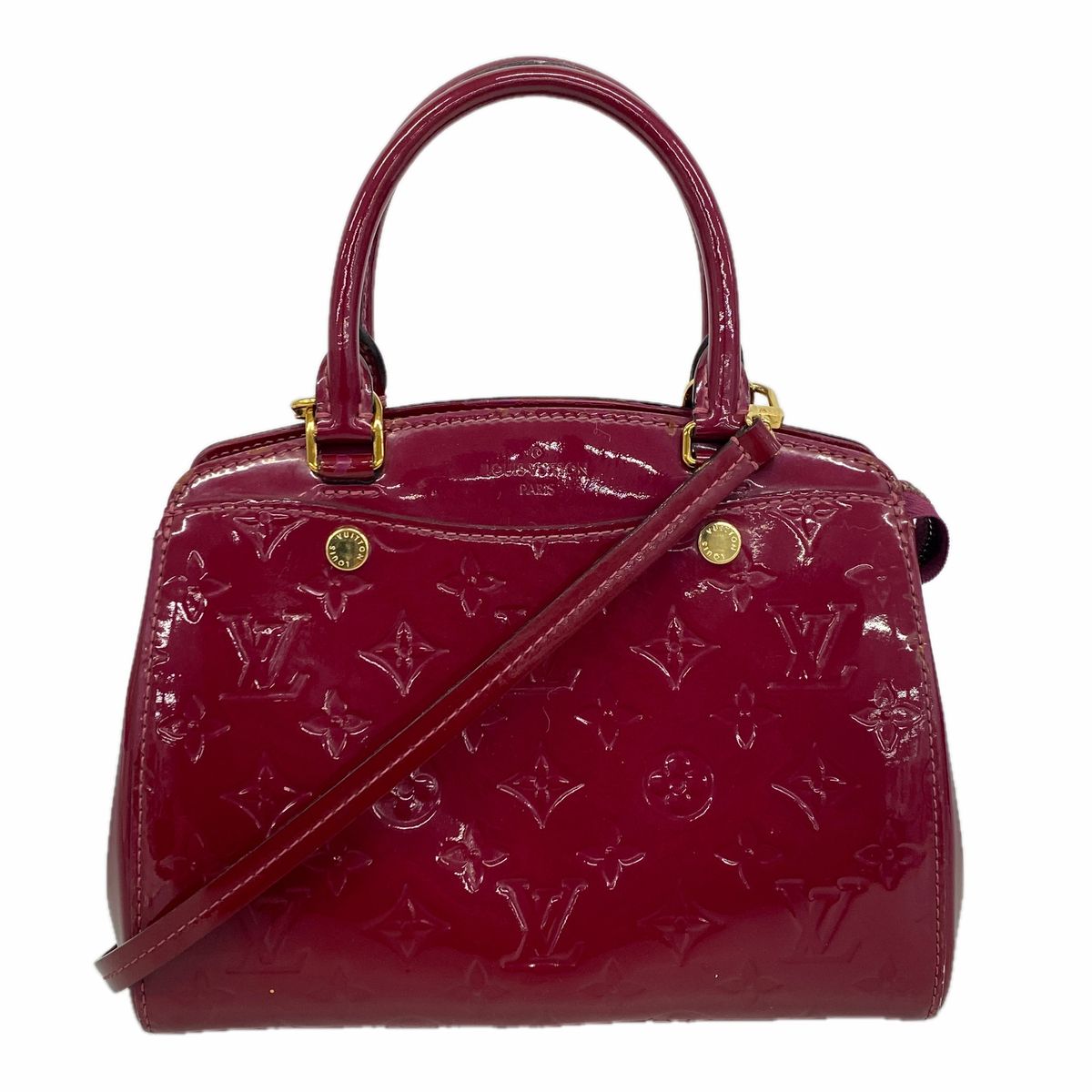 Louis Vuitton Handbag Vernis Blair PM Magenta 2-Way Bag