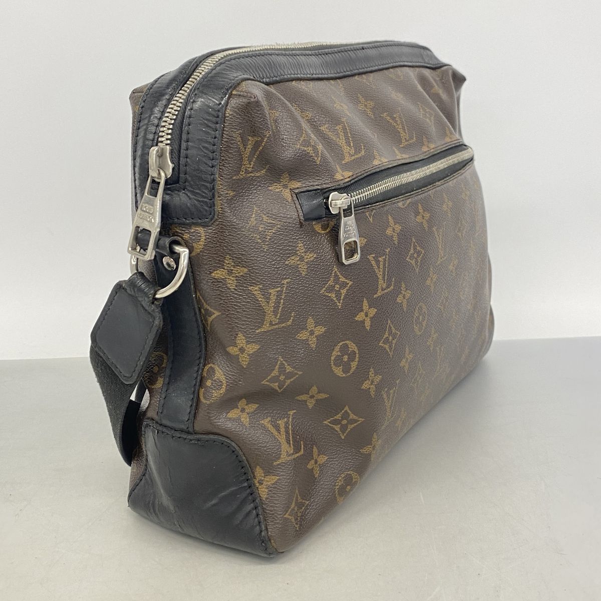 Louis Vuitton Shoulder Bag Monogram Macassar Torres Brown — view 2