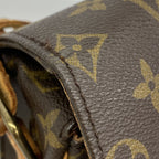 Louis Vuitton Shoulder Bag Monogram Cartouchiere GM Brown — view 7