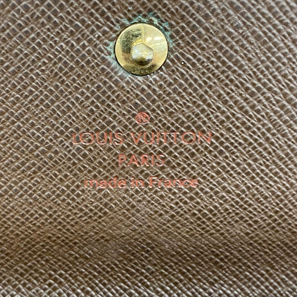 Louis Vuitton Trifold Wallet Damier Portefeuille International Ebene — view 4