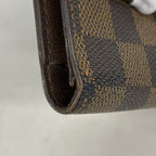 Louis Vuitton Trifold Wallet Damier Portefeuille International Ebene — view 6