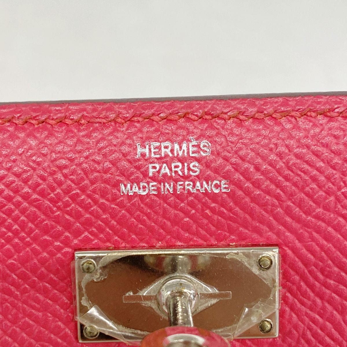 Hermes Trifold Wallet Kelly Medium Veau Epsom Rose Silver — view 4