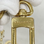 Louis Vuitton Key Holder Charm Chain Fleur de Monogram Gold Beige — view 2