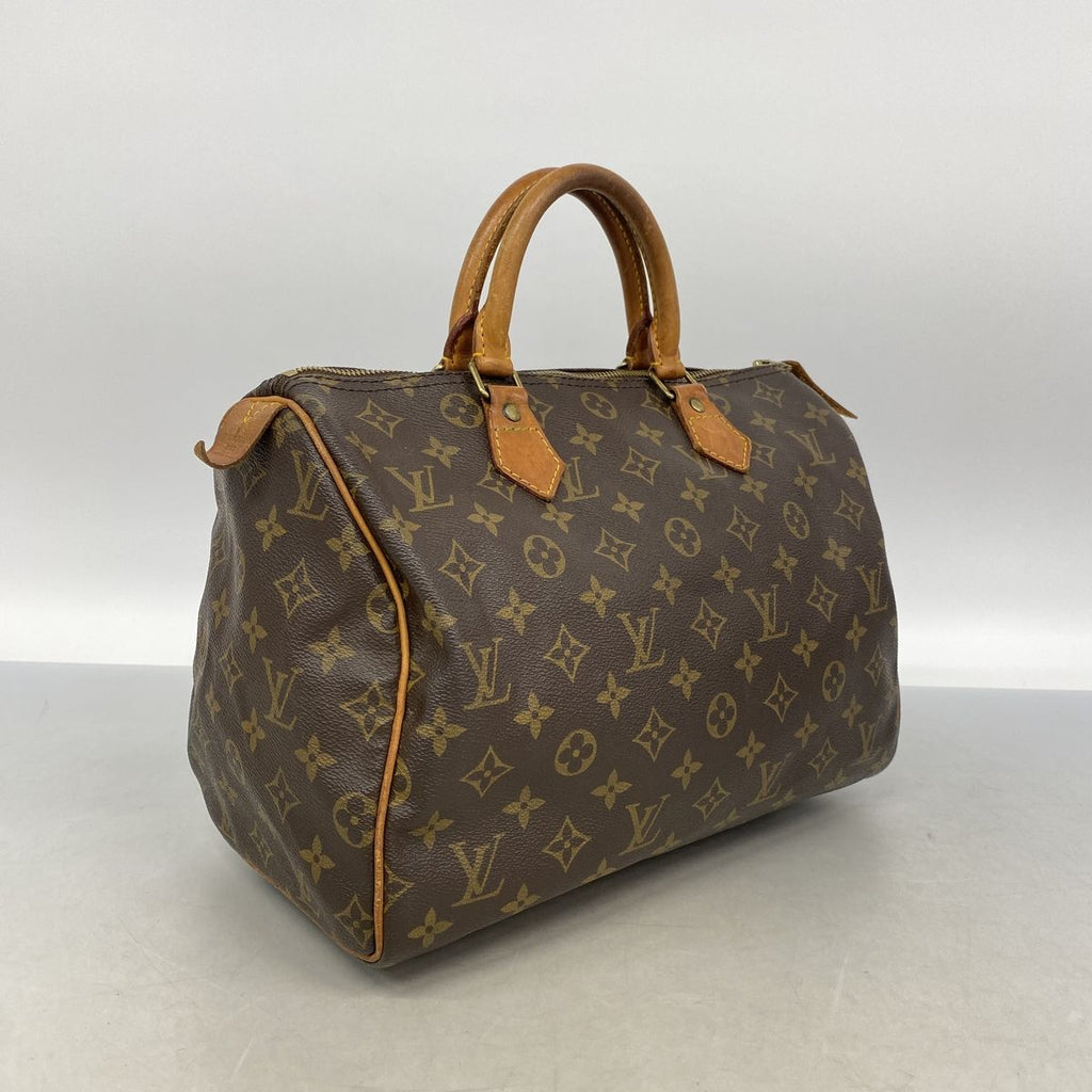 Louis Vuitton Handbag Monogram Speedy 30 Brown — view 2