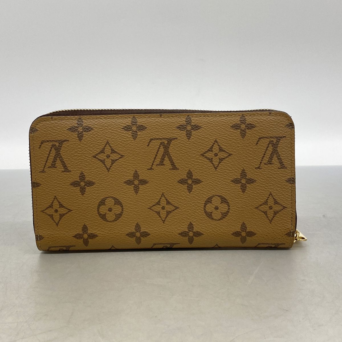 Louis Vuitton Wallet Monogram Reverse Zippy Light Brown — view 7