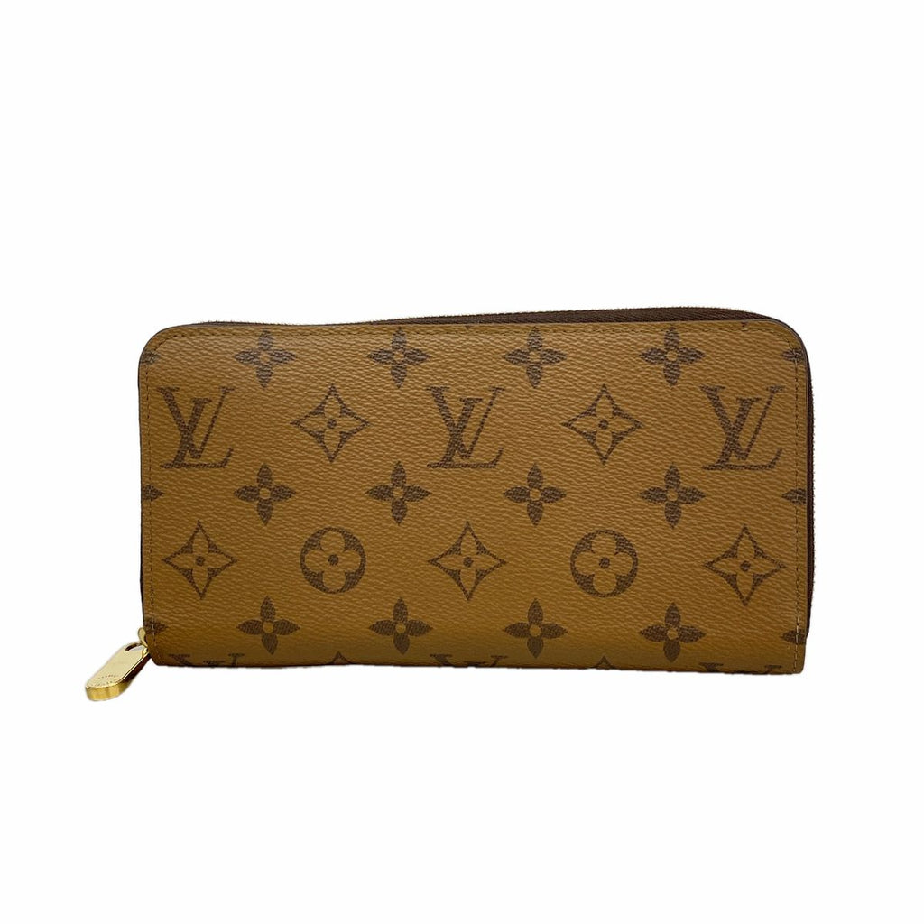 Louis Vuitton Wallet Monogram Reverse Zippy Light Brown