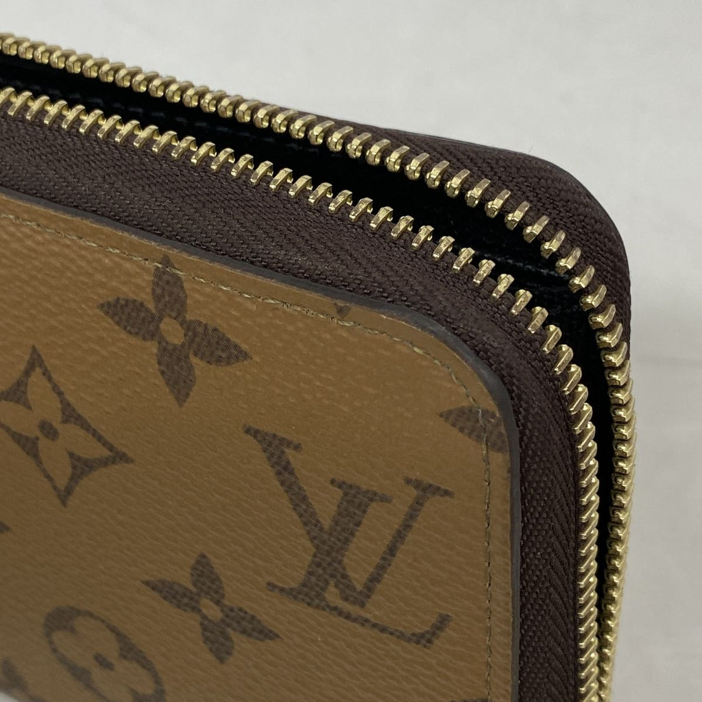 Louis Vuitton Wallet Monogram Reverse Zippy Light Brown — view 6