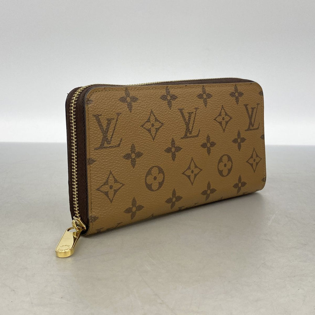Louis Vuitton Wallet Monogram Reverse Zippy Light Brown — view 2