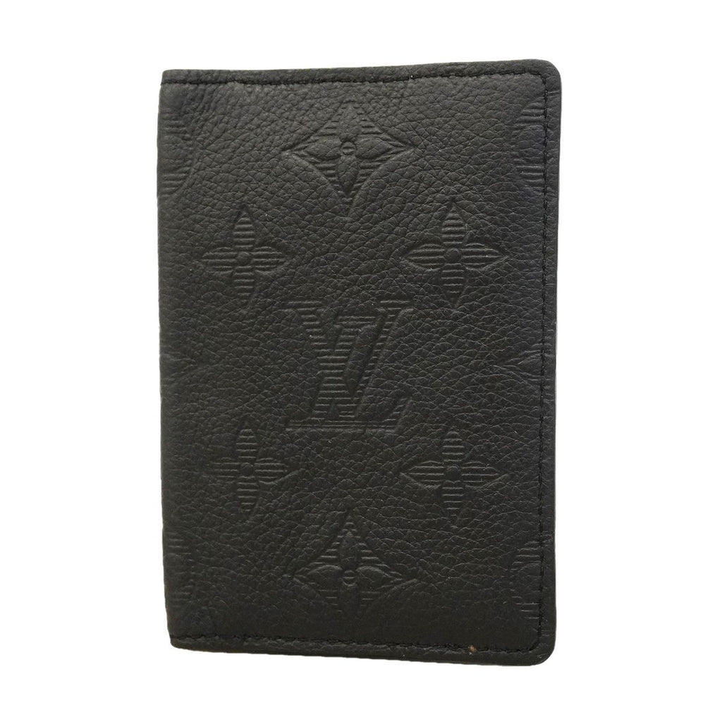 Louis Vuitton Card Case Monogram Shadow Pocket Organizer Black