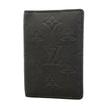 Louis Vuitton Card Case Monogram Shadow Pocket Organizer Black
