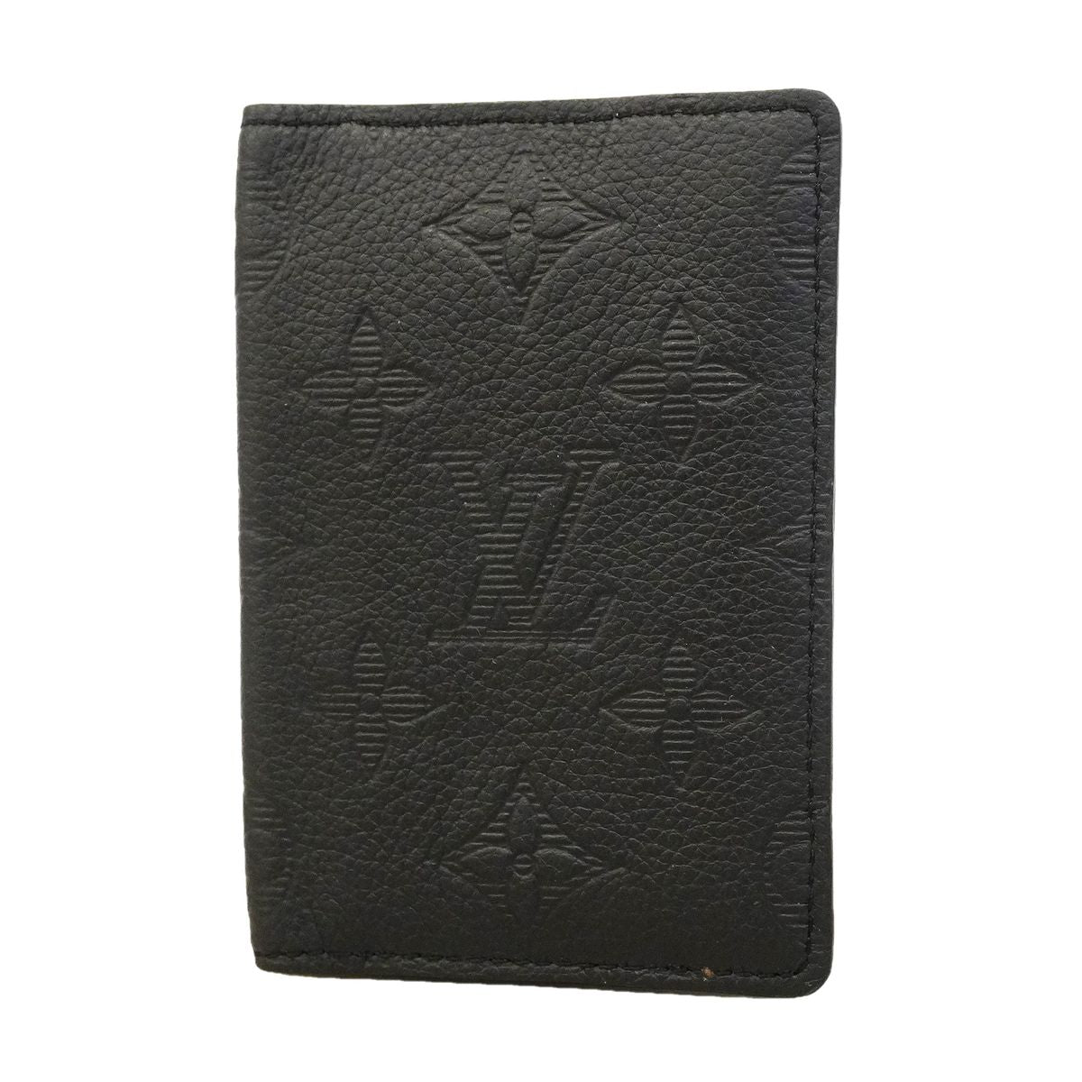 Louis Vuitton Card Case Monogram Shadow Pocket Organizer Black
