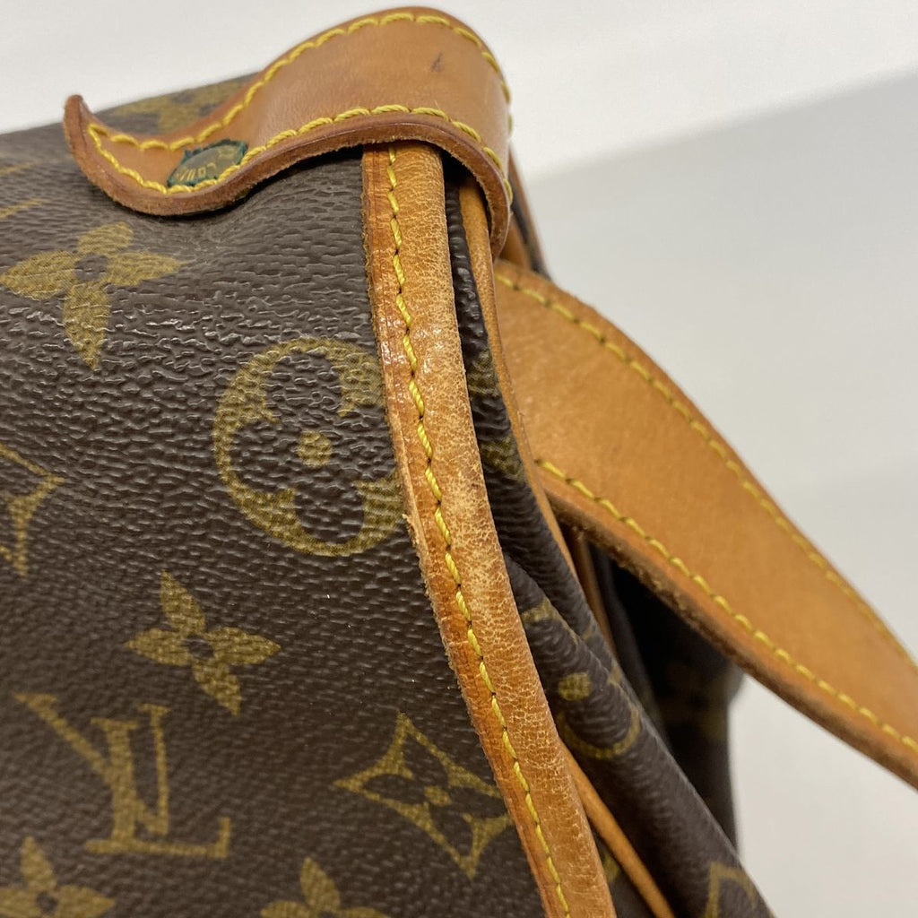 Louis Vuitton Shoulder Bag Monogram Saumur 35 Brown — view 6