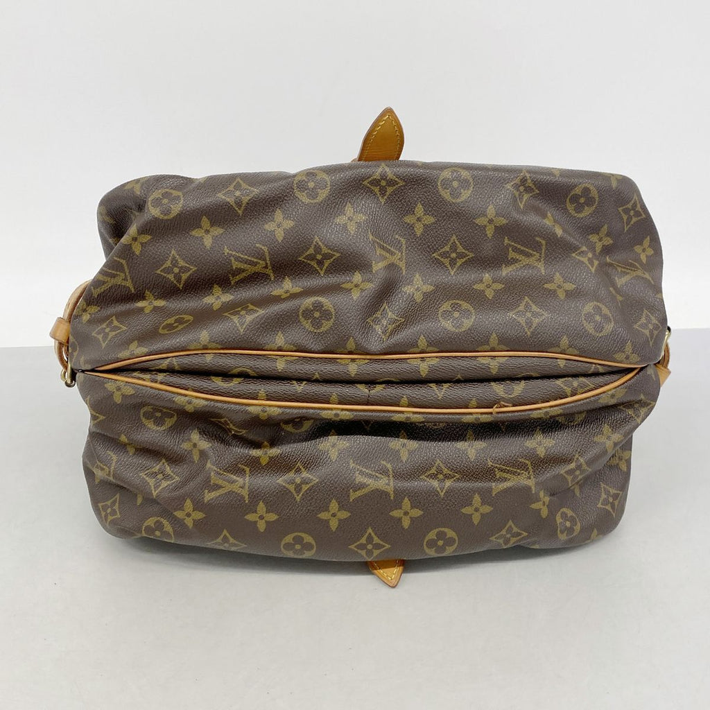 Louis Vuitton Shoulder Bag Monogram Saumur 35 Brown — view 3
