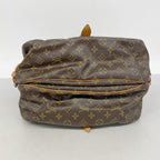 Louis Vuitton Shoulder Bag Monogram Saumur 35 Brown — view 3