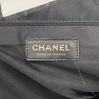 Chanel Tote Bag New Travel Nylon Black Gold — view 5