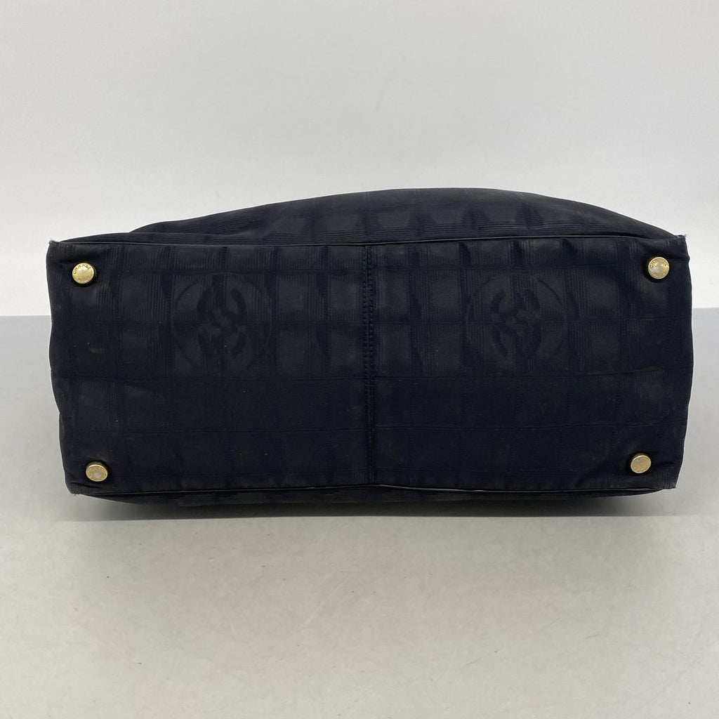 Chanel Tote Bag New Travel Nylon Black Gold — view 3