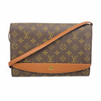 Louis Vuitton Shoulder Bag Monogram Bordeaux Brown