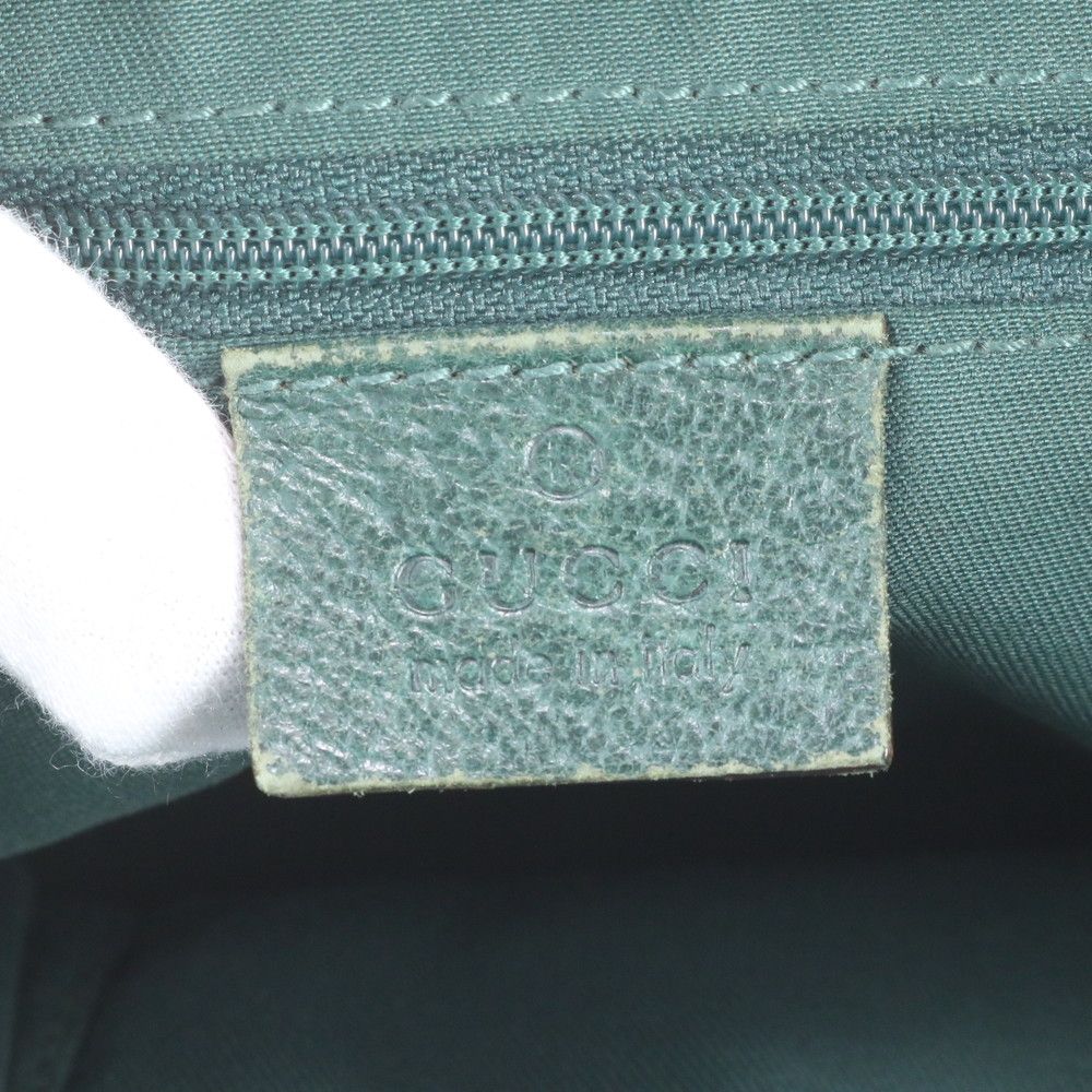 Gucci GG Canvas Sherry Line Horsebit Leather Tote Bag — view 8