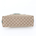 Gucci GG Canvas Sherry Line Horsebit Leather Tote Bag — view 6