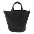 Hermes in the Loop 23 Taurillon Clemence Swift Handbag Black — view 4